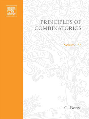 cover image of Principles of Combinatorics